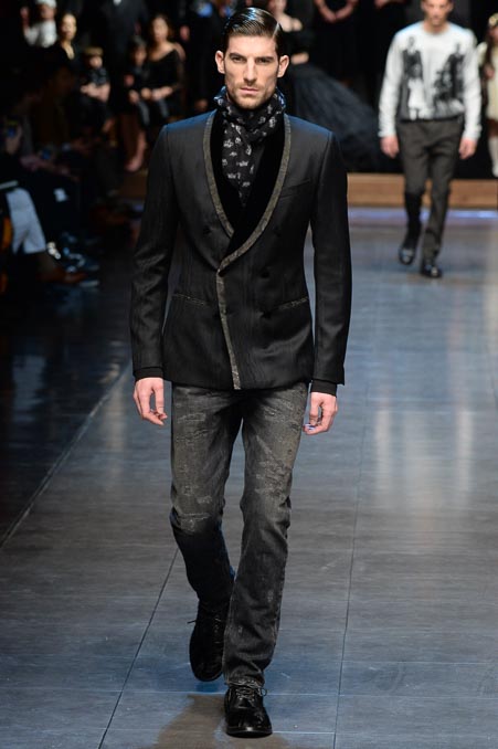 Dolce & Gabbana 2025米兰时装周秋冬男装时装发布会