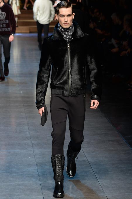 Dolce & Gabbana 2025米兰时装周秋冬男装时装发布会