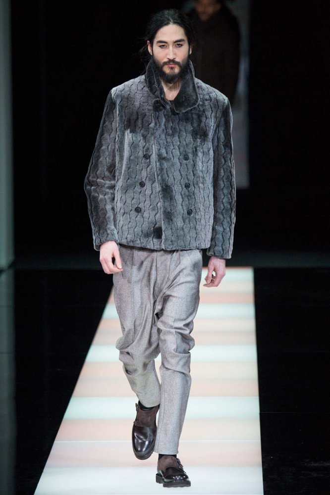 Giorgio Armani 2025米兰时装周男装时装发布会