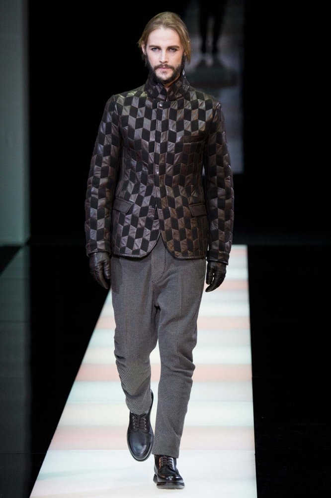 Giorgio Armani 2025米兰时装周男装时装发布会