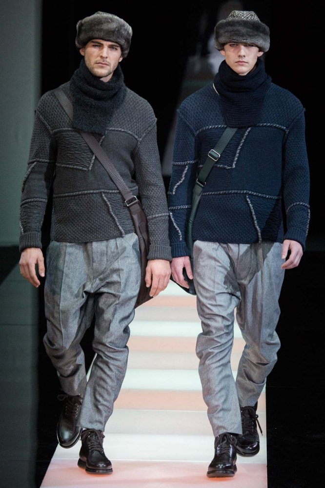 Giorgio Armani 2025米兰时装周男装时装发布会