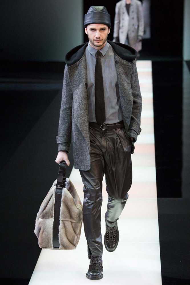 Giorgio Armani 2025米兰时装周男装时装发布会