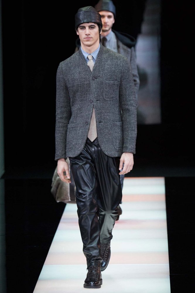 Giorgio Armani 2025米兰时装周男装时装发布会