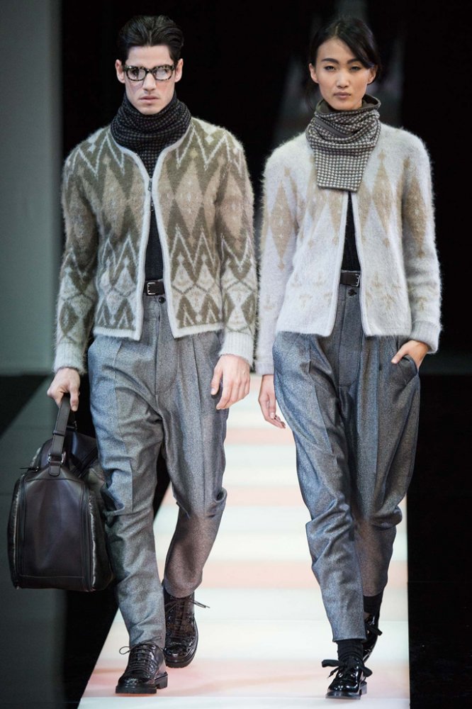 Giorgio Armani 2025米兰时装周男装时装发布会