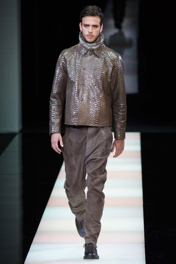 Giorgio Armani 2025米兰时装周男装时装发布会