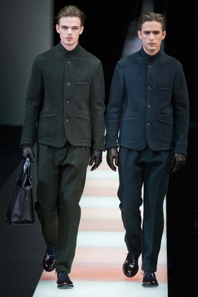 Giorgio Armani 2025米兰时装周男装时装发布会