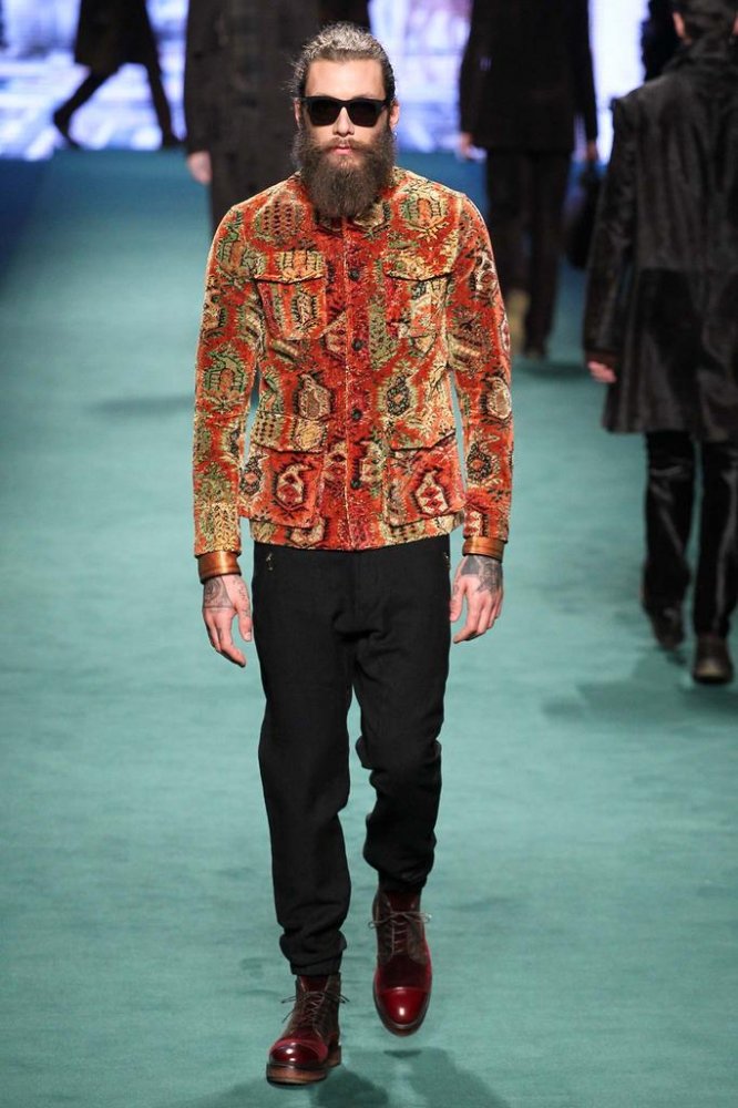 Etro 2025米兰时装周男装发布会