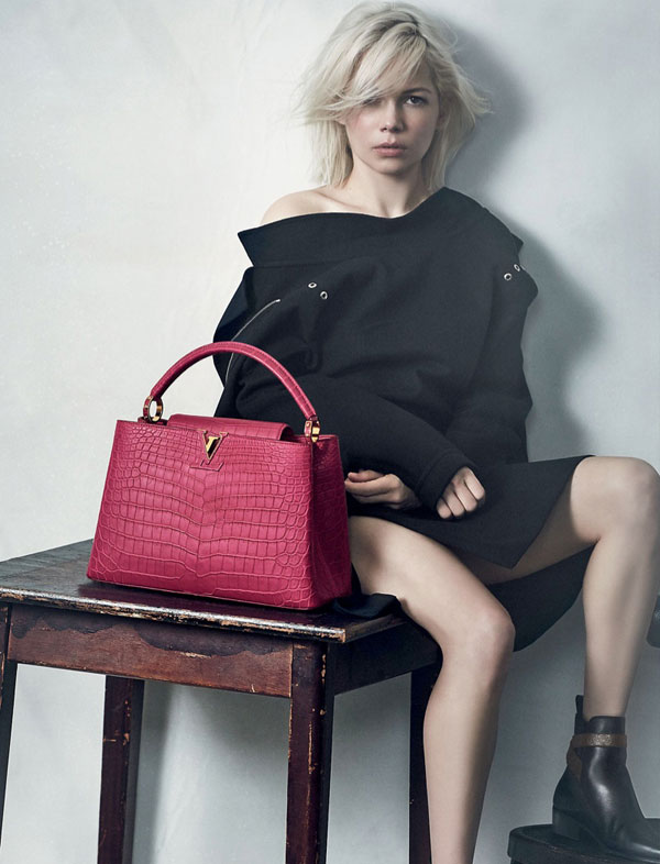 Michelle Williams 代言 Louis Vuitton 路易威登全新手袋