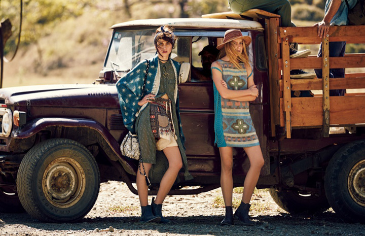 海明威姐妹演绎Free People 最新广告摄影大片