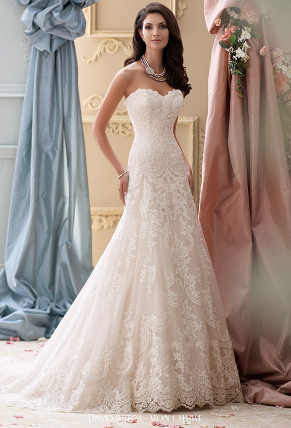David Tutera for Mon Cheri 2025春季婚纱礼服系列 