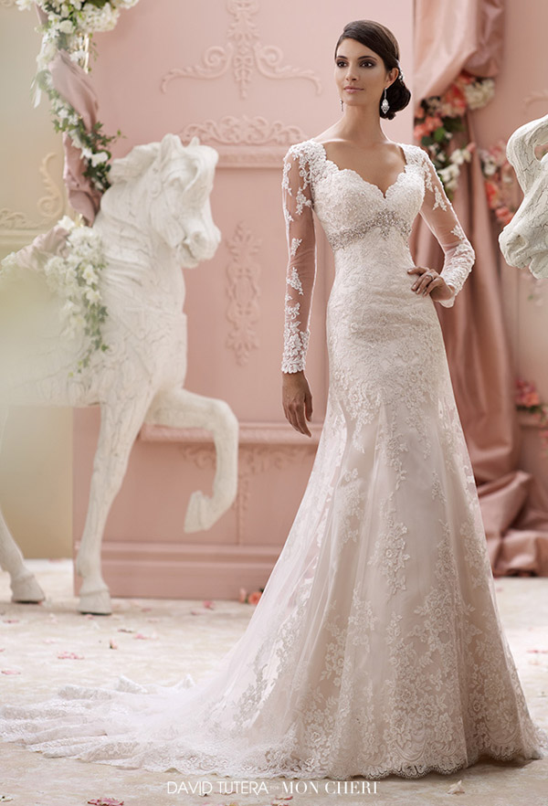 David Tutera for Mon Cheri 2025春季婚纱礼服系列 