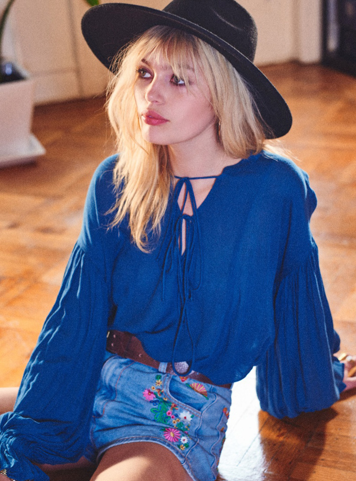 Free People 2025 Lookbook  超模 Staz Lindes出镜演绎