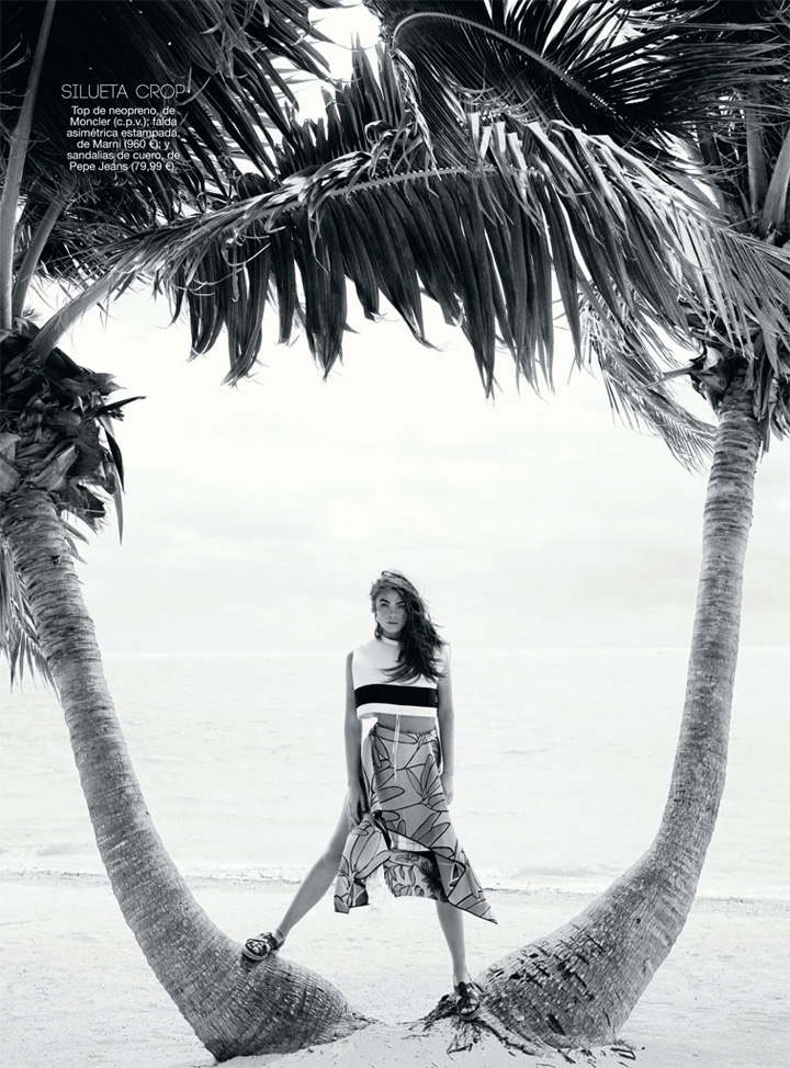 澳洲超模Bambi演绎《Glamour》西班牙版时尚杂志大片