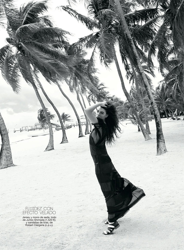 澳洲超模Bambi演绎《Glamour》西班牙版时尚杂志大片