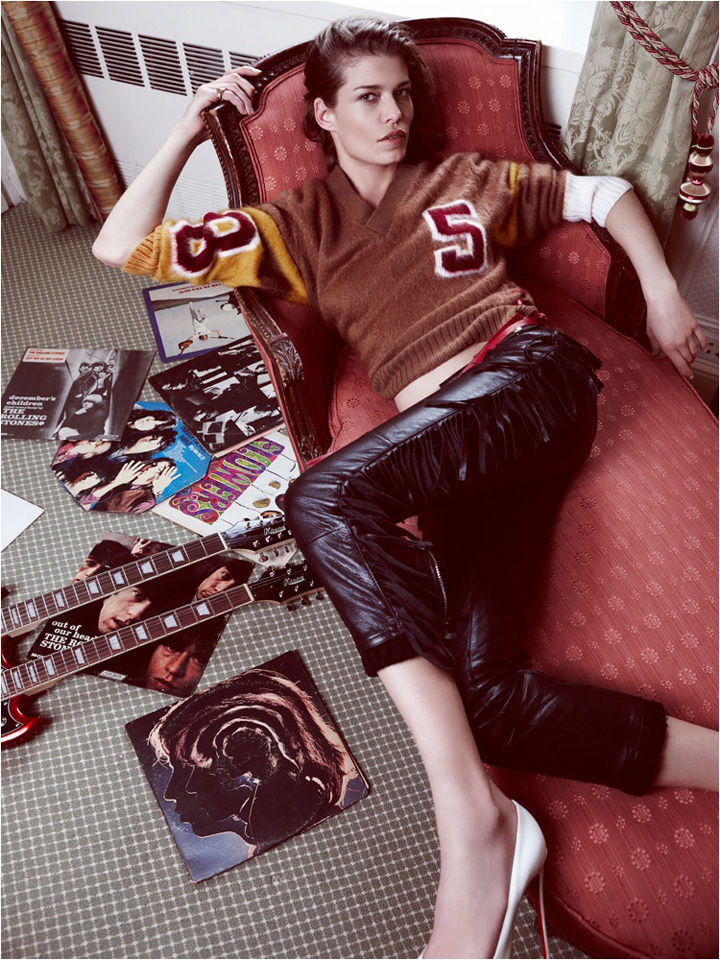 超模Louise Pedersen 演绎《Marie Claire》时尚杂志摄影大片