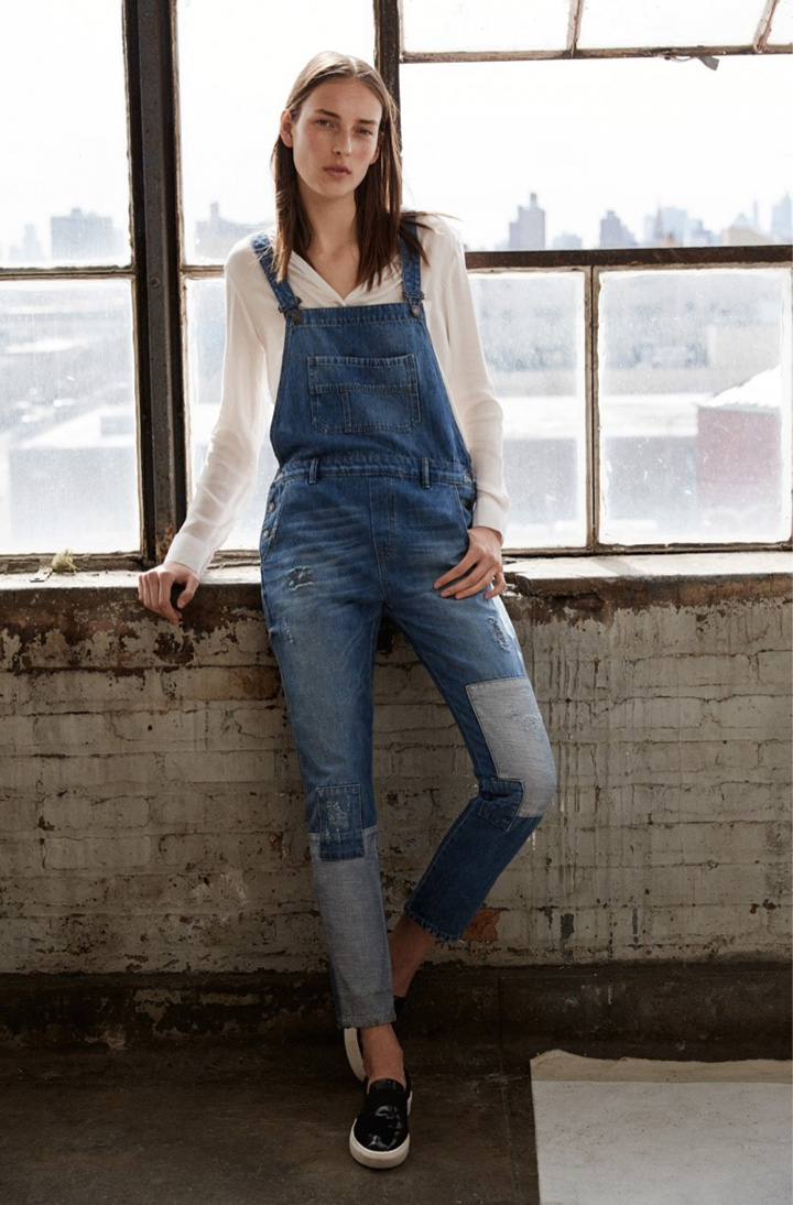 Mango（芒果）2025秋季牛仔系列 超模Julia Bergshoeff出镜代言