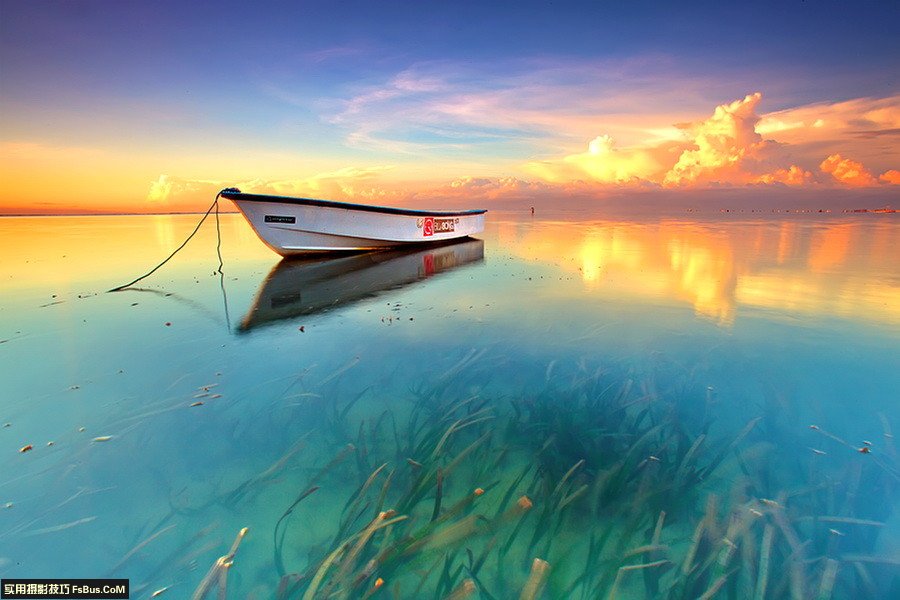 唯美镜面湖水倒影拍摄摄影技巧