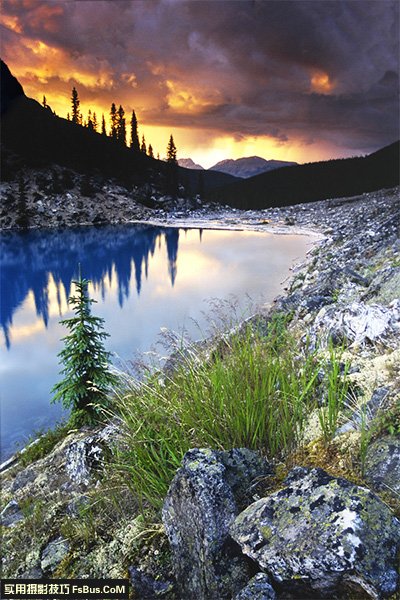 风景摄影直式构图小摄影技巧