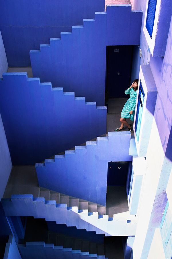 超模Kati Nescher 演绎《Harper’s Bazaar》别样色彩时尚大片