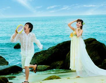 海边拍婚纱照注意事项 新郎新娘必知拍摄技巧