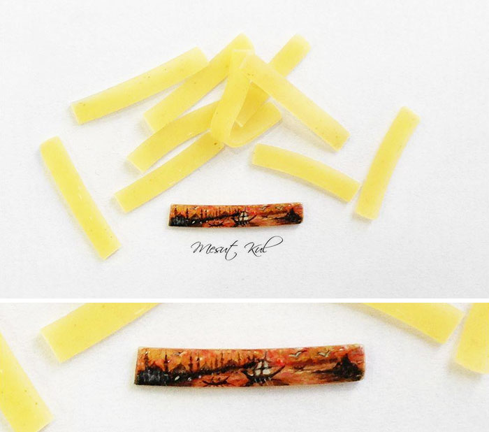 10个微型物体的绘画作品欣赏