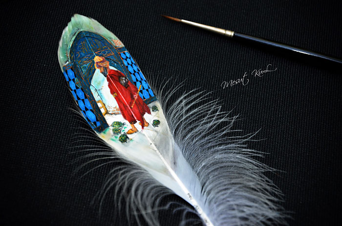 10个微型物体的绘画作品欣赏