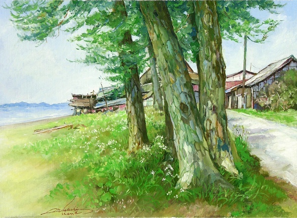 神田雅志水彩插画