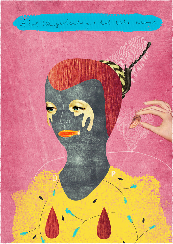 BECHA数字拼贴肖像画