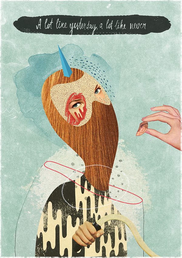 BECHA数字拼贴肖像画