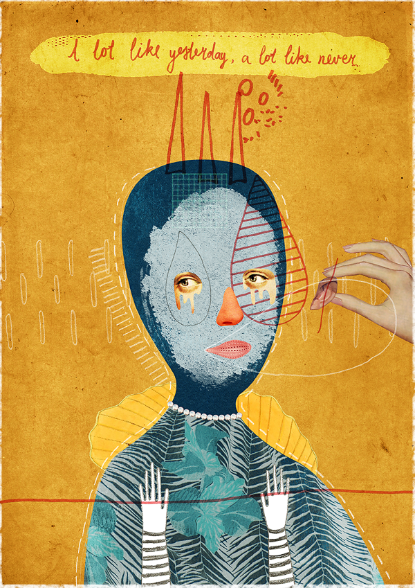 BECHA数字拼贴肖像画