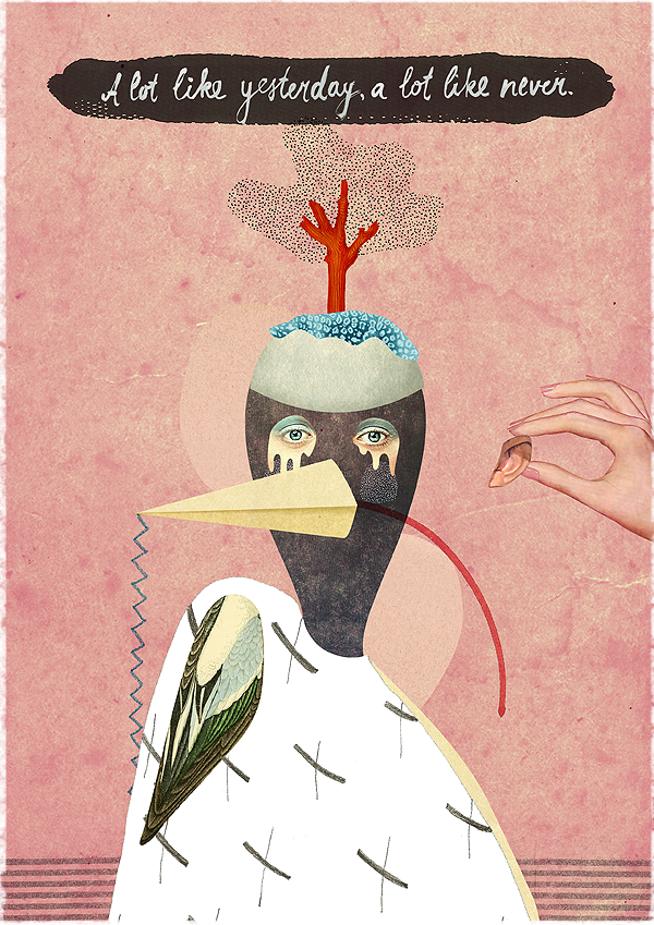 BECHA数字拼贴肖像画