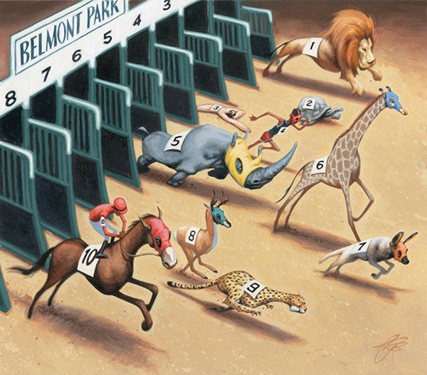 创意插画欣赏动物的乐趣