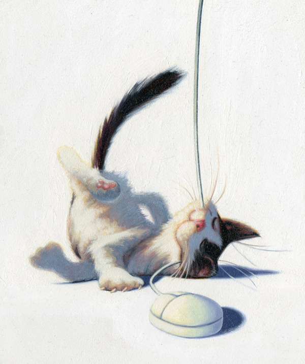 创意插画欣赏动物的乐趣