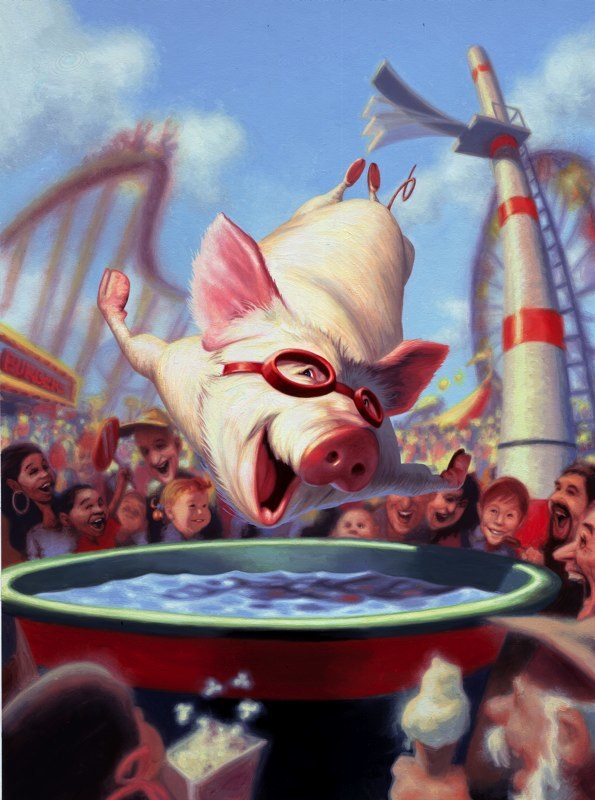 创意插画欣赏动物的乐趣