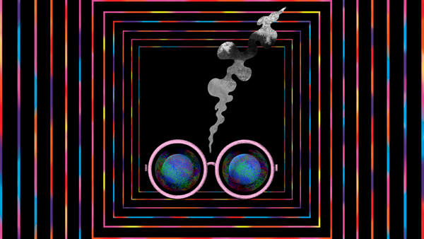 计算机病毒主题插画