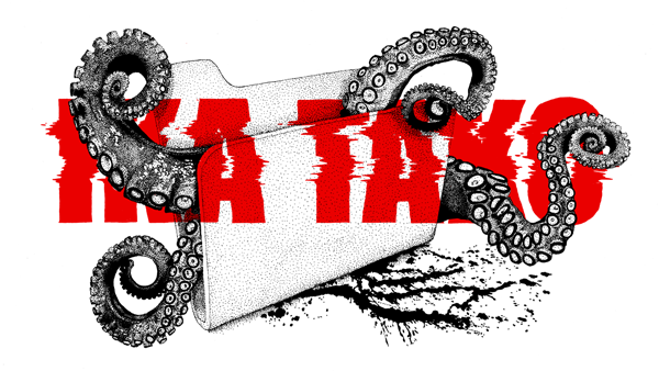 计算机病毒主题插画