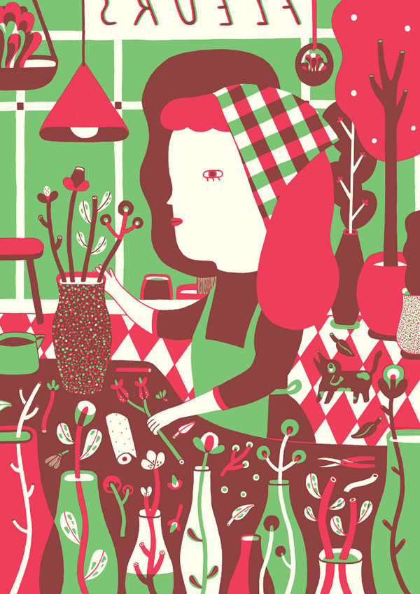 德国插画师Ana Albero插画设计作品