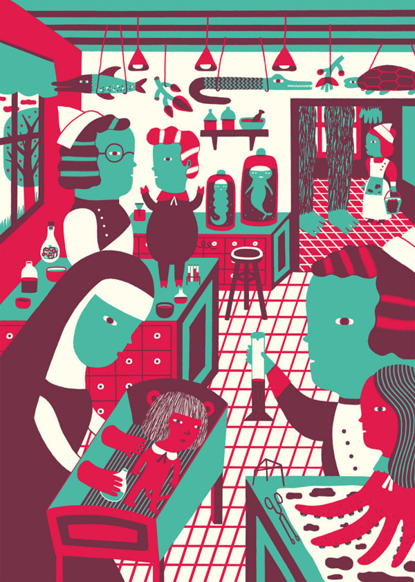 德国插画师Ana Albero插画设计作品