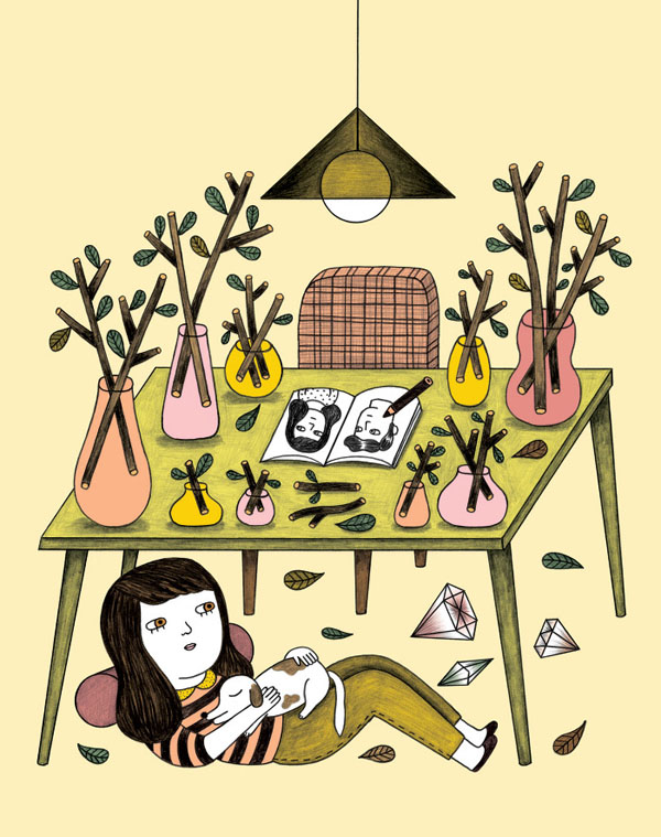 德国插画师Ana Albero插画设计作品