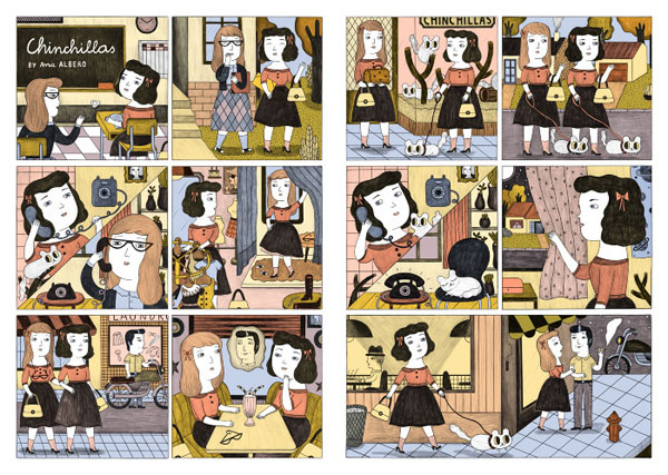 德国插画师Ana Albero插画设计作品