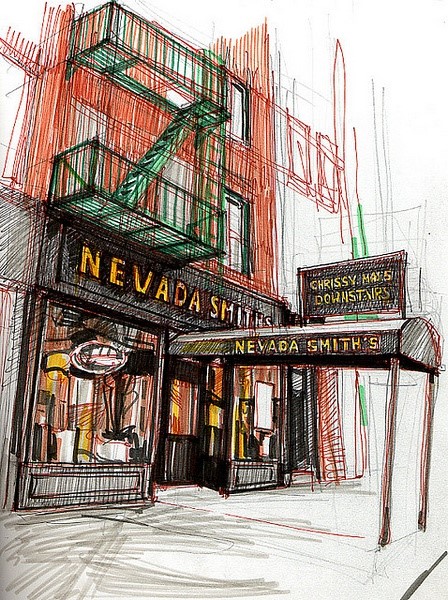 Stephen Gardner手绘酒吧和咖啡馆