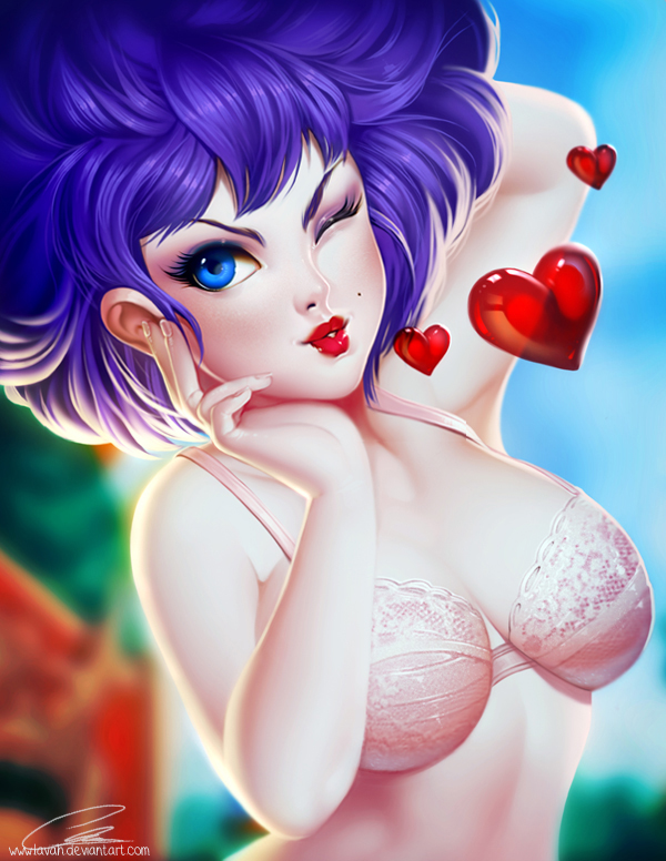 Lavah性感美女插画