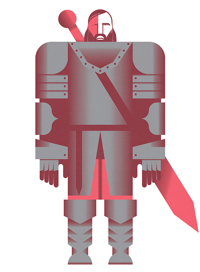 Will Haywood几何风格插画