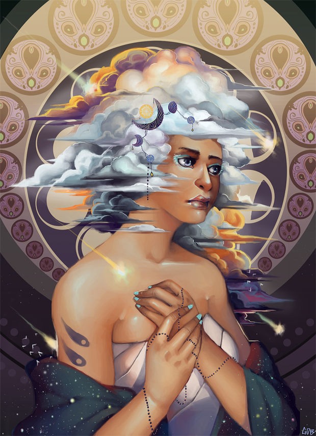 Geneva Benton肖像插画