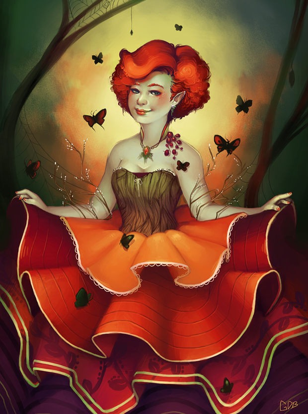 Geneva Benton肖像插画