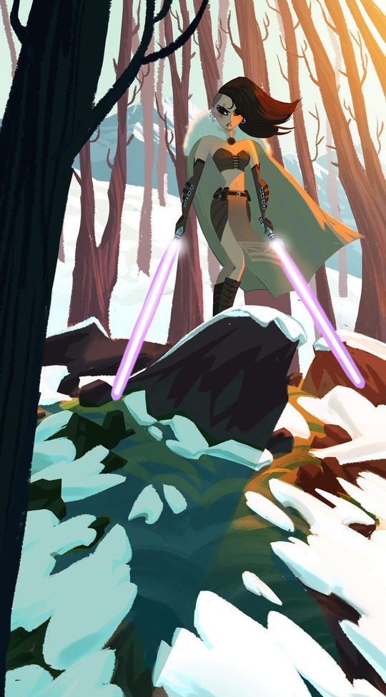 Guillaume Poux漫画人物插画