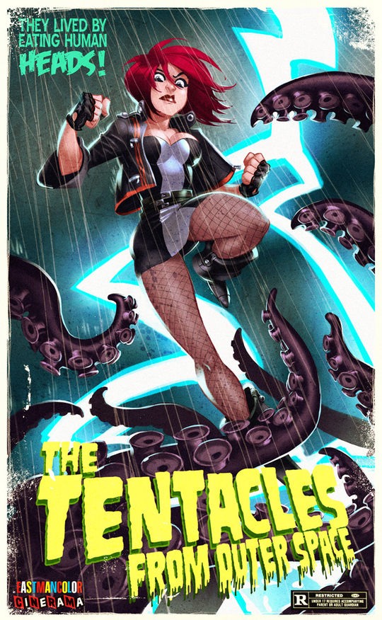 Guillaume Poux漫画人物插画