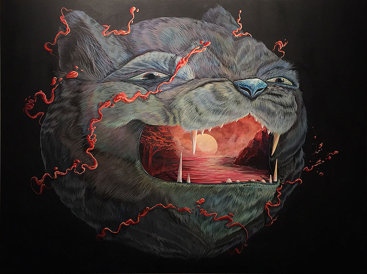 艺术家Nosego绘画作品