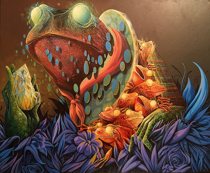 艺术家Nosego绘画作品