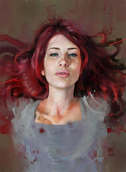 30个精美的人物肖像插画